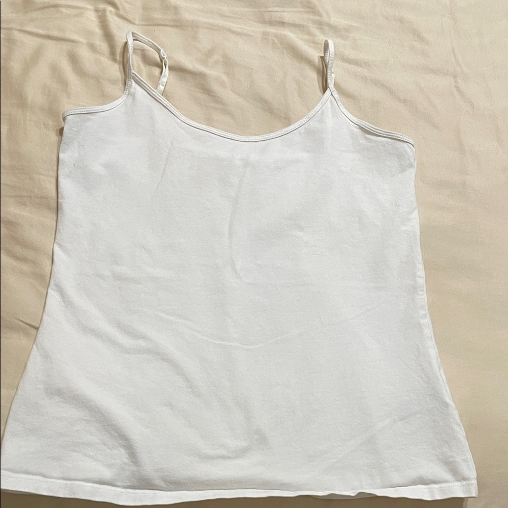 White and Tan Beige nudeCamisole Duo - lot of 2. - Picture 5 of 7